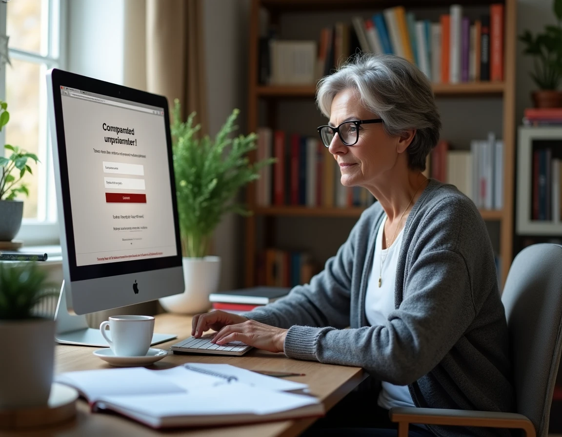 Parent d'élève tentant de se connecter à l'ENT Normandie depuis son domicile